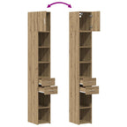 Storage Cabinet 2 pcs Artisan Oak 30 x 42.5 x 225 cm