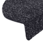 Stair Mats Self-adhesive 20 pcs 65x21x4 cm Black Half Round Large
