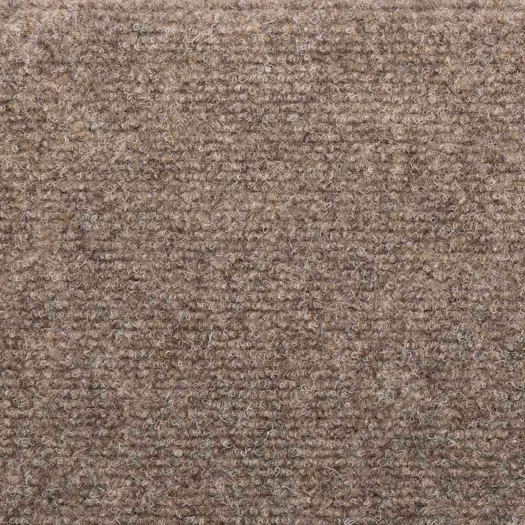 Stair Mats Self-adhesive 20 pcs 65x21x4 cm Beige Half Round Large