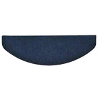 Stair Mats Self-adhesive 20 pcs 65x21x4 cm Navy Half Round Large