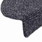 Stair Mats Self-adhesive 30 pcs 65x21x4 cm Dark Grey Half Round Large
