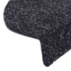 Stair Mats Self-adhesive 30 pcs 65x21x4 cm Black Half Round Large