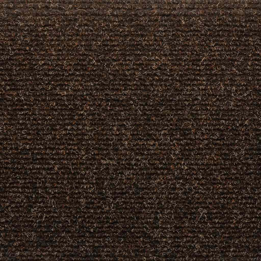 Stair Mats Self-adhesive 30 pcs 65x21x4 cm Brown Half Round Large