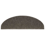 Stair Mats Self-adhesive 30 pcs 65x21x4 cm Anthracite Half Round Large