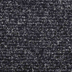Stair Mats Self-adhesive 20 pcs 56x17x3 cm Dark Grey Half Round