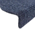 Stair Mats Self-adhesive 30 pcs 56x17x3 cm Blue Half Round