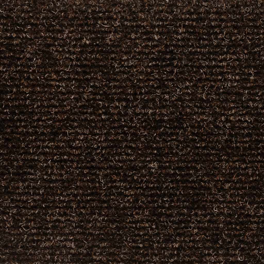 Stair Mats Self-adhesive 30 pcs 56x17x3 cm Brown Half Round