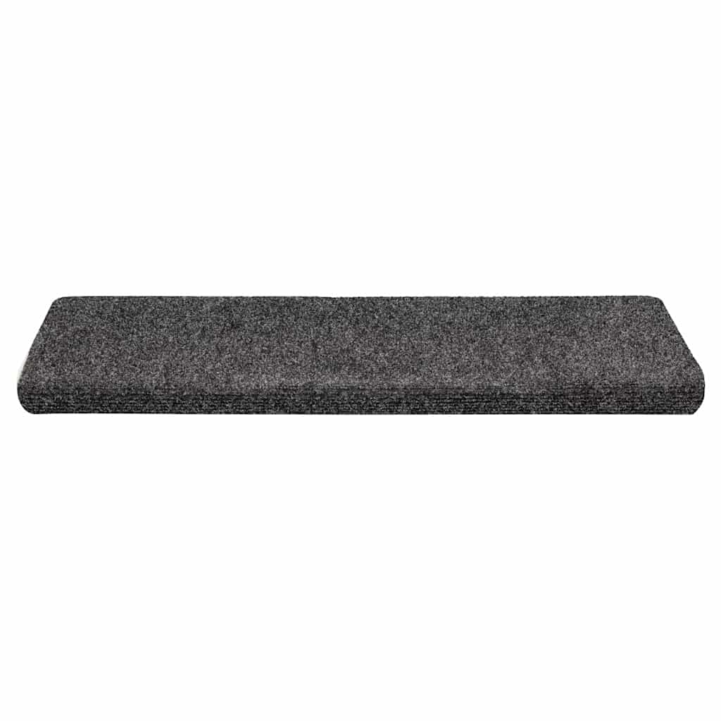 Stair Mats Self-adhesive 30 pcs 65x21x4 cm Grey Rectangular Edge