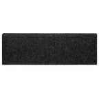 Stair Mats Self-adhesive 30 pcs 65x21x4 cm Black Rectangular Edge