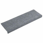 Stair Mats Self-adhesive 30 pcs 65x21x4 cm Light Grey Rectangular Edge