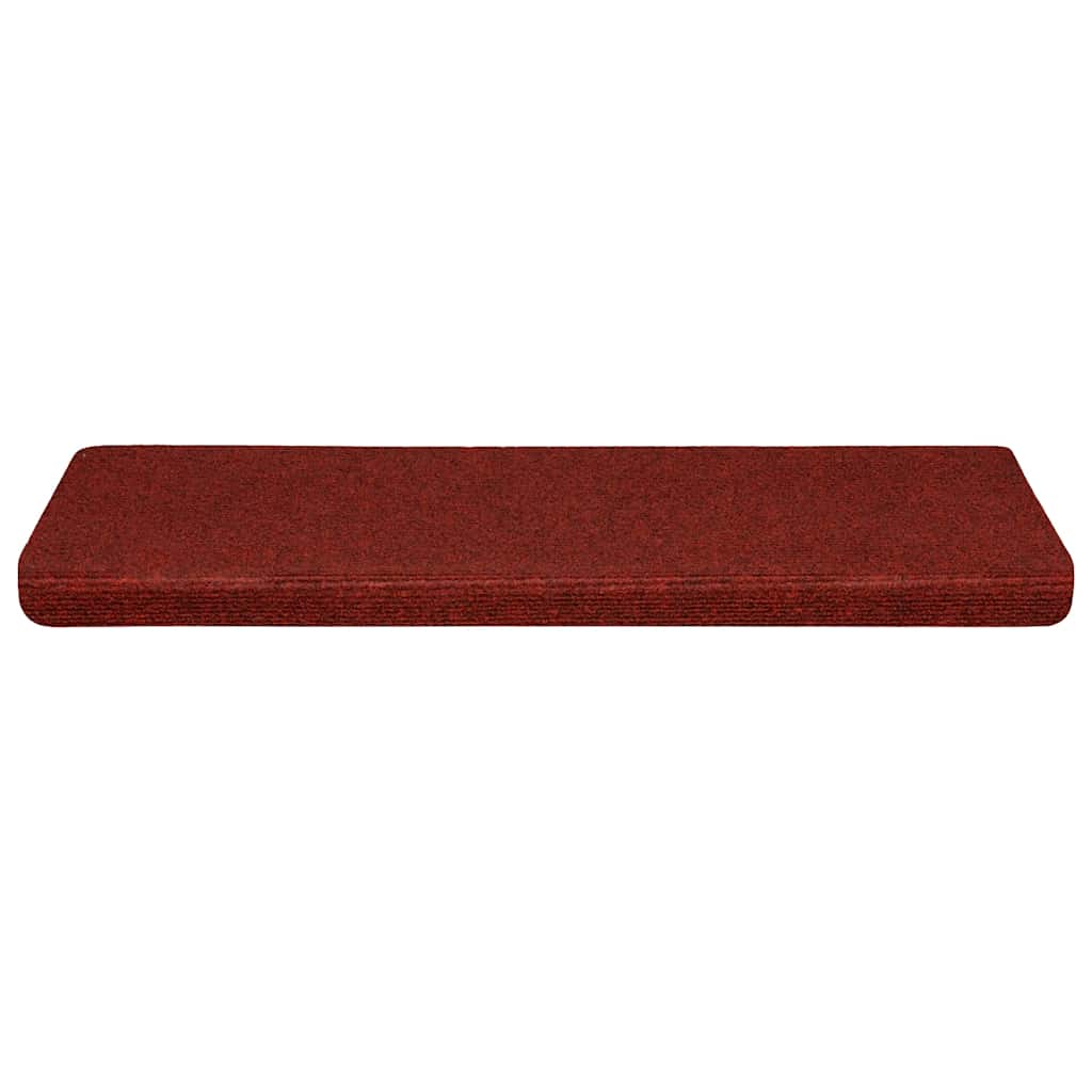 Stair Mats Self-adhesive 30 pcs 65x21x4 cm Bordeaux Red Rectangular Edge
