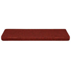 Stair Mats Self-adhesive 30 pcs 65x21x4 cm Bordeaux Red Rectangular Edge