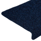 Stair Mats Self-adhesive 30 pcs 65x21x4 cm Navy Rectangular Edge