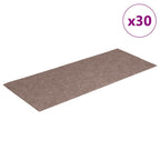 Stair Mats Self-adhesive 30 pcs 60x25 cm Light Brown Rectangular