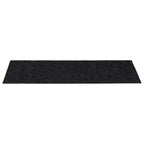Stair Mats Self-adhesive 30 pcs 60x25 cm Black Rectangular