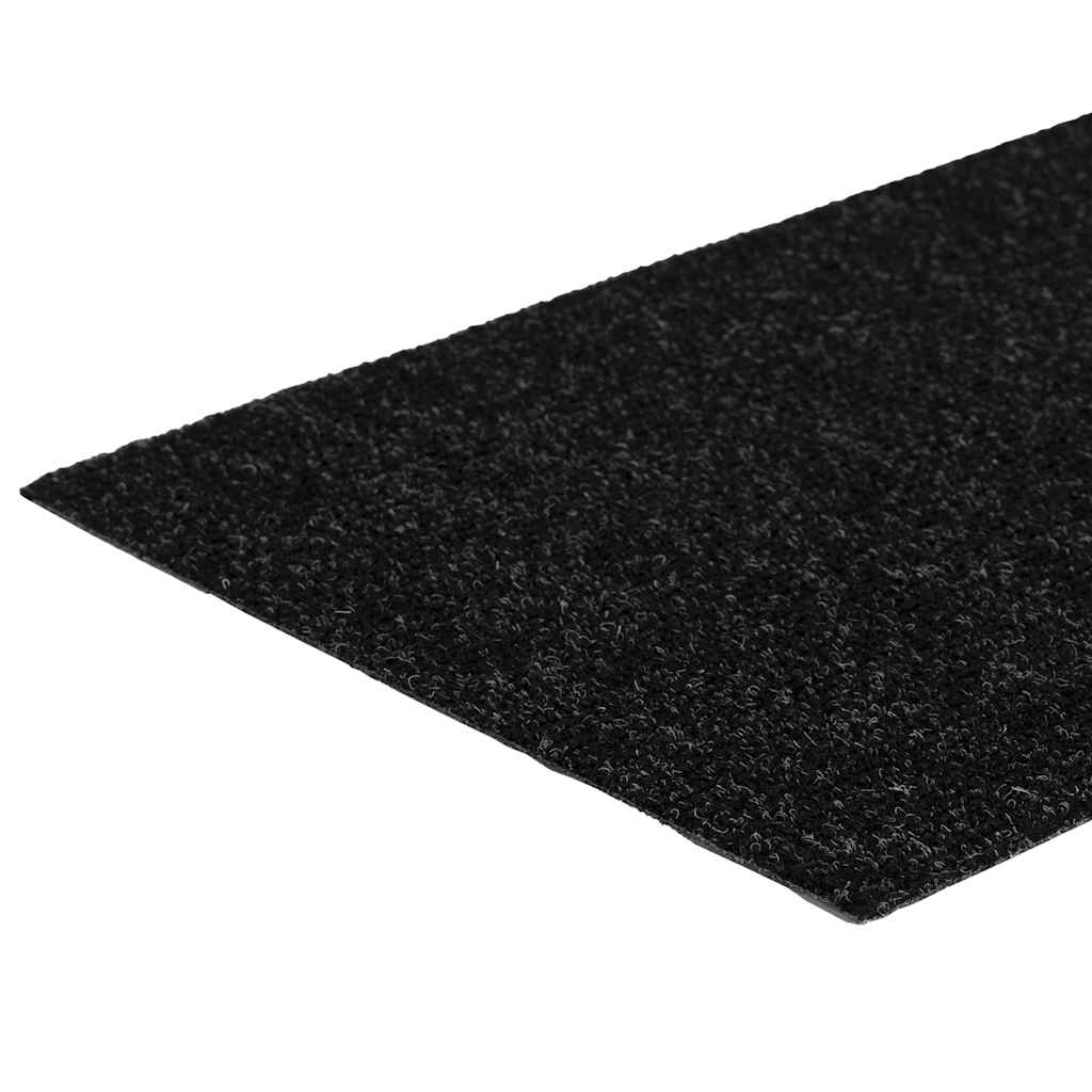 Stair Mats Self-adhesive 30 pcs 60x25 cm Black Rectangular