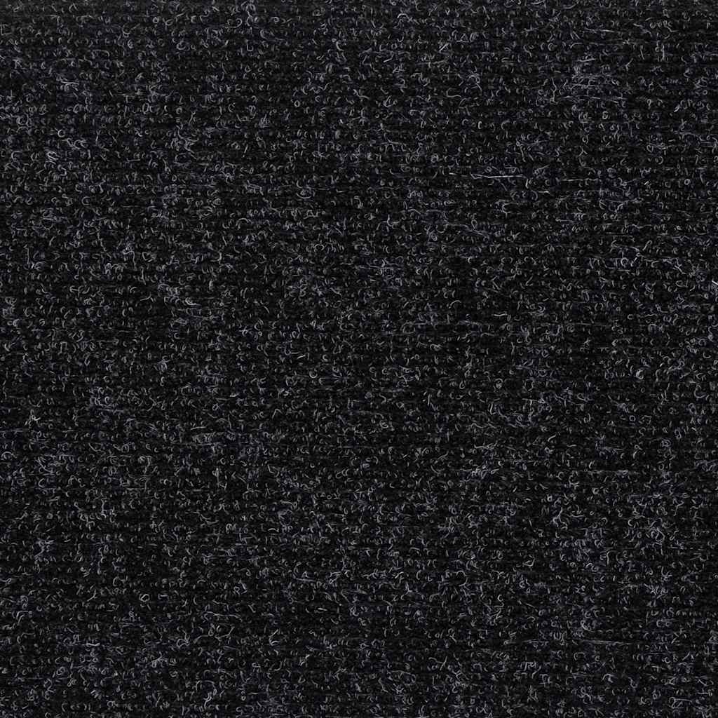 Stair Mats Self-adhesive 30 pcs 60x25 cm Black Rectangular