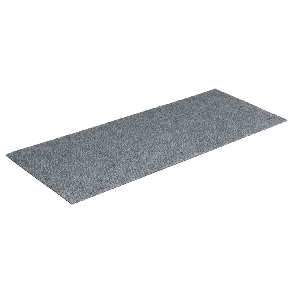 Stair Mats Self-adhesive 30 pcs 60x25 cm Light Grey Rectangular