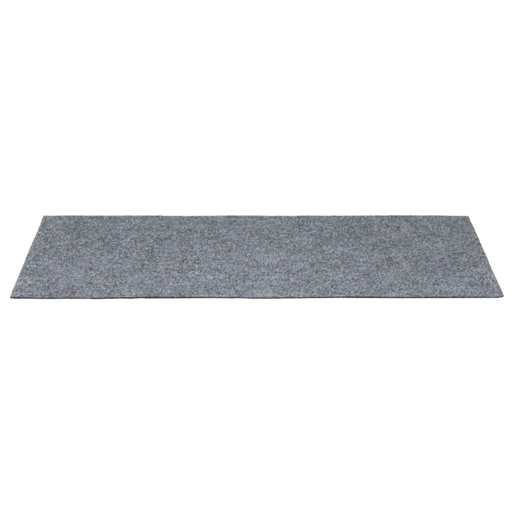Stair Mats Self-adhesive 30 pcs 60x25 cm Light Grey Rectangular