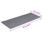 Stair Mats Self-adhesive 30 pcs 60x25 cm Light Grey Rectangular