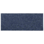 Stair Mats Self-adhesive 30 pcs 60x25 cm Grey Blue Rectangular
