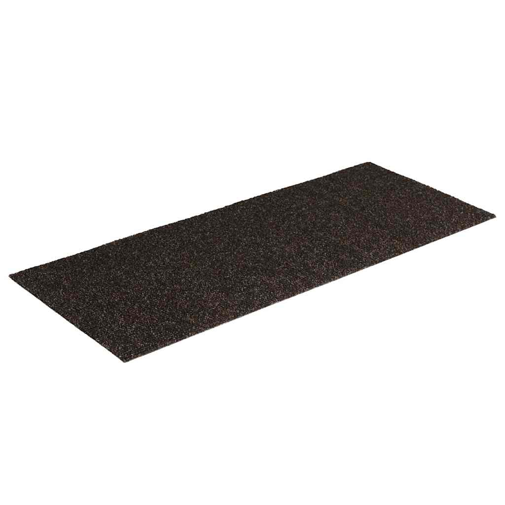 Stair Mats Self-adhesive 30 pcs 60x25 cm Dark Brown Rectangular