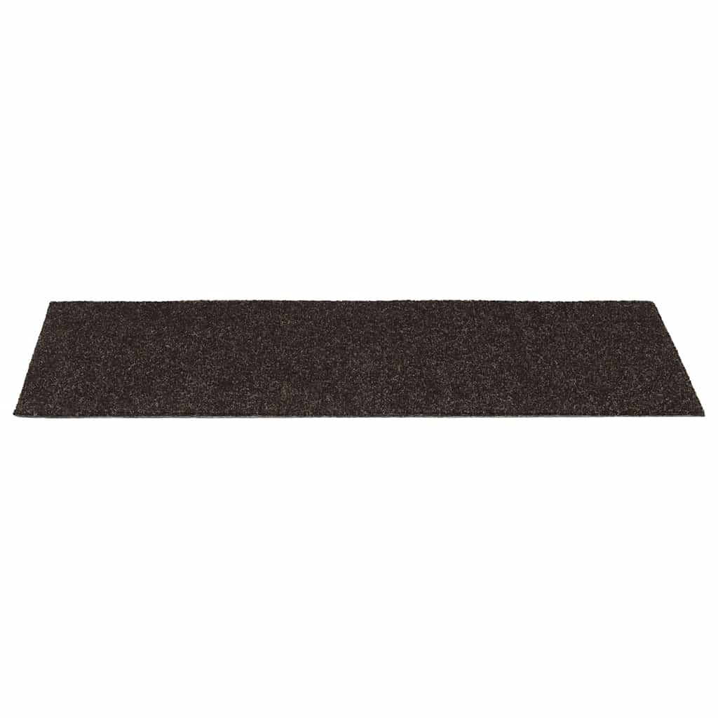 Stair Mats Self-adhesive 30 pcs 60x25 cm Dark Brown Rectangular