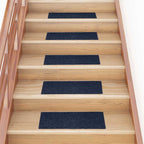 Stair Mats Self-adhesive 30 pcs 60x25 cm Navy Rectangular
