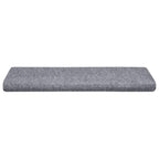 Stair Mats Self-adhesive 20 pcs 65x21x4 cm Light Grey Rectangular Edge