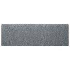 Stair Mats Self-adhesive 20 pcs 65x21x4 cm Light Grey Rectangular Edge