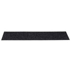 Stair Mats Self-adhesive 30 pcs 76x20 cm Black Rectangular