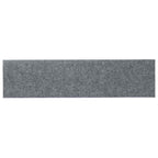Stair Mats Self-adhesive 30 pcs 76x20 cm Light Grey Rectangular