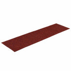 Stair Mats Self-adhesive 30 pcs 76x20 cm Bordeaux Red Rectangular