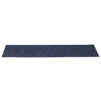 Stair Mats Self-adhesive 30 pcs 76x20 cm Grey Blue Rectangular