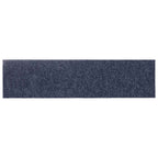 Stair Mats Self-adhesive 30 pcs 76x20 cm Grey Blue Rectangular