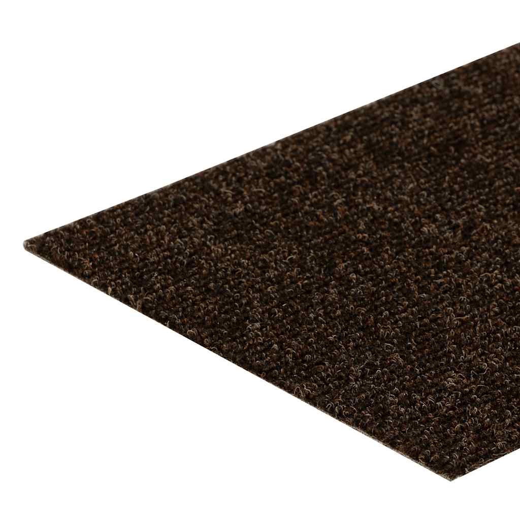Stair Mats Self-adhesive 30 pcs 76x20 cm Brown Rectangular