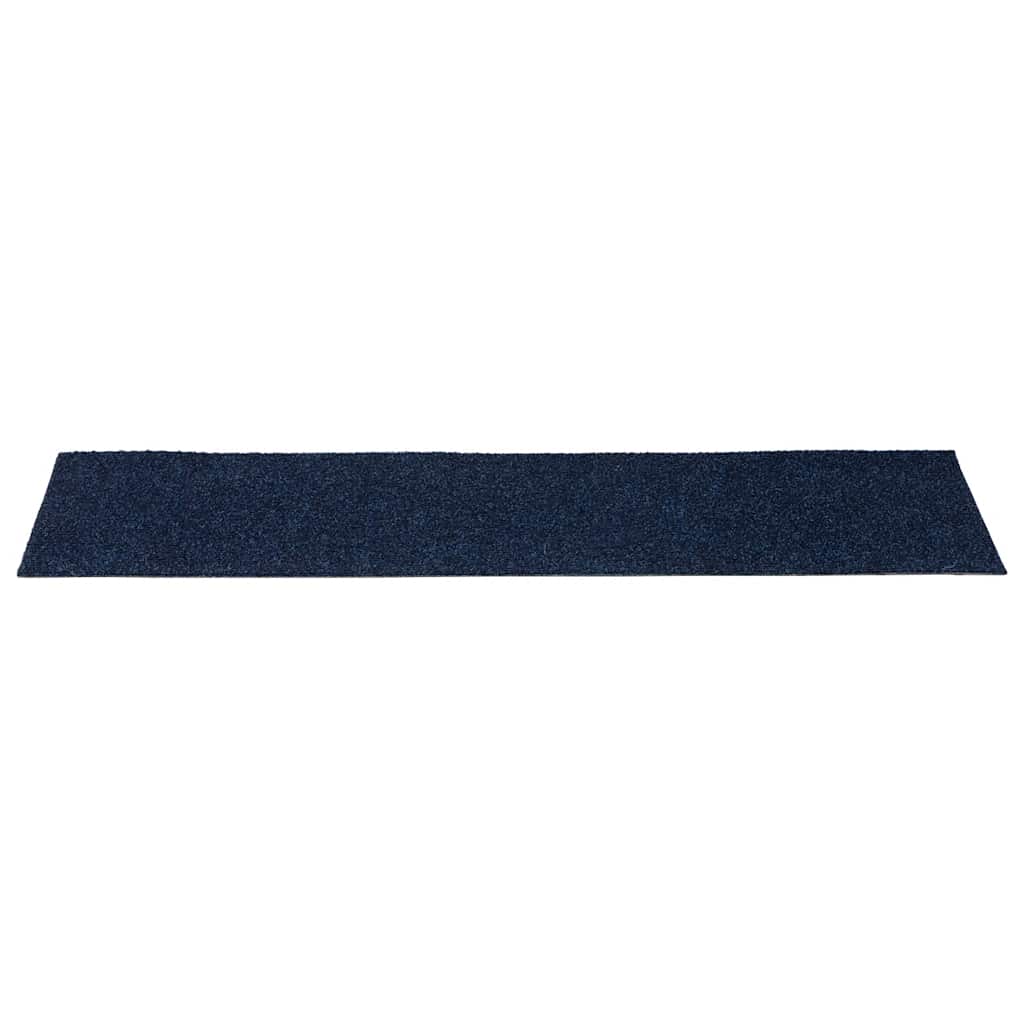 Stair Mats Self-adhesive 30 pcs 76x20 cm Navy Rectangular