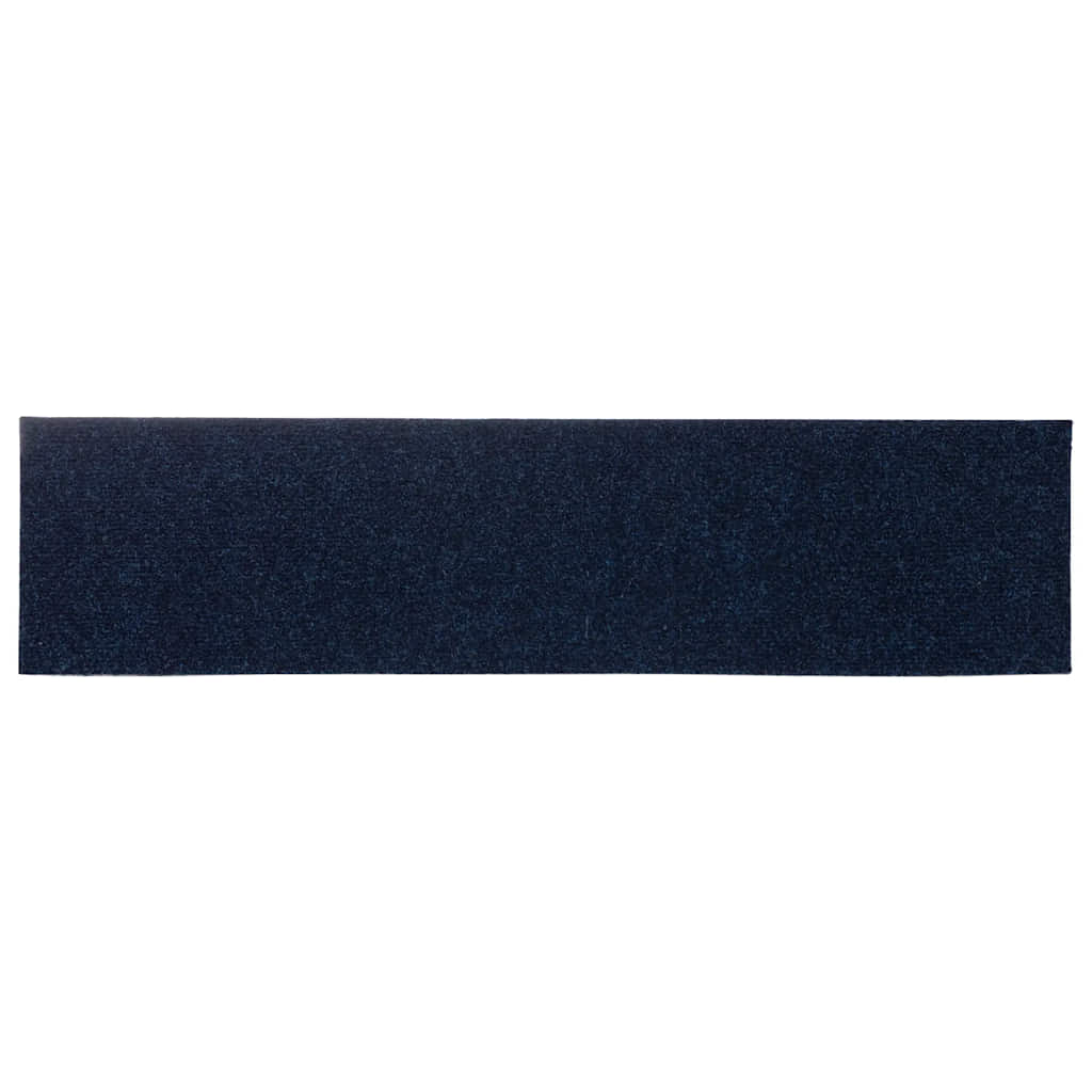 Stair Mats Self-adhesive 30 pcs 76x20 cm Navy Rectangular