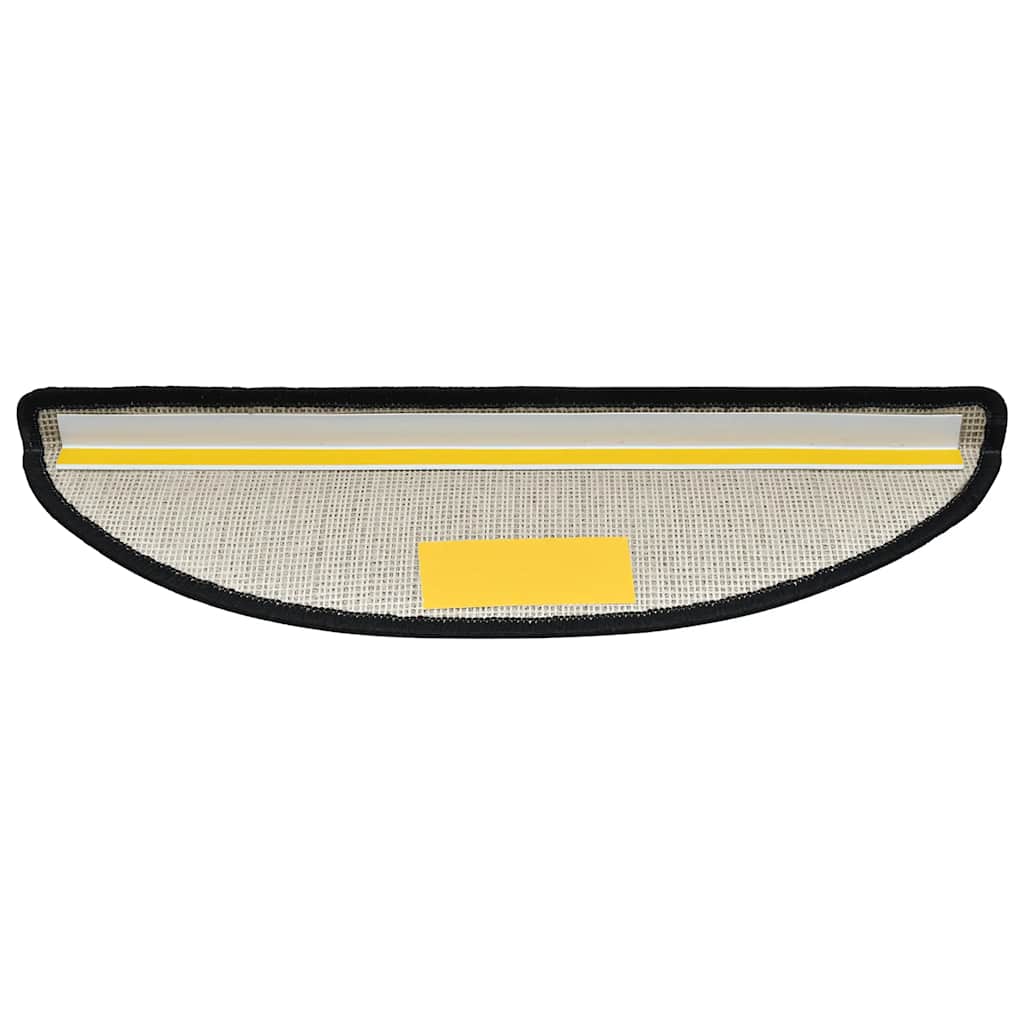 Stair Mats 30 pcs 56x17x3 cm Anthracite Half Round