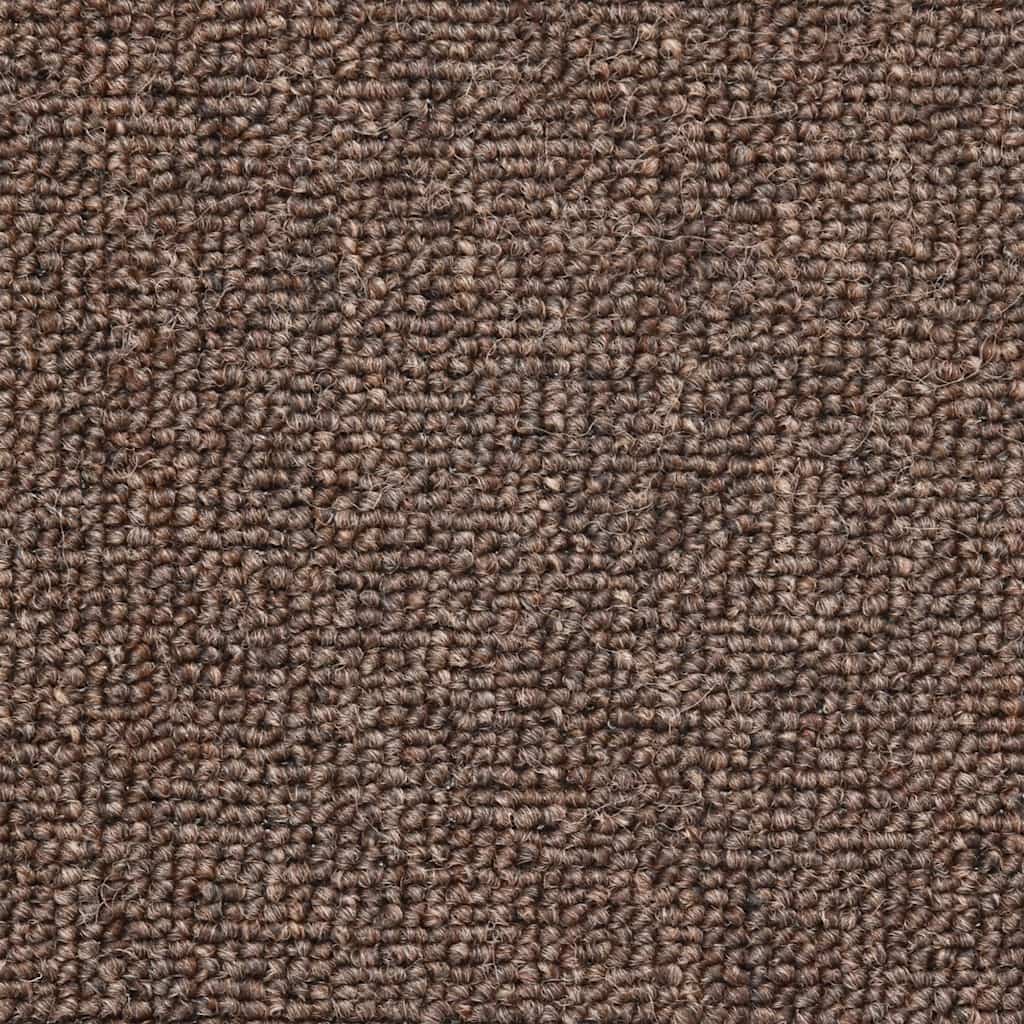 Stair Mats 30 pcs 56x17x3 cm Coffee Brown Half Round