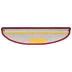 Stair Mats 30 pcs 56x17x3 cm Red Half Round