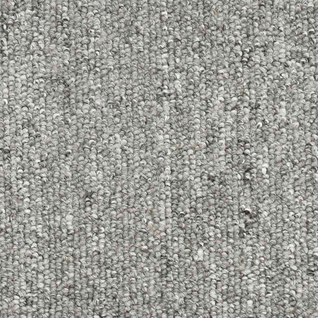 Stair Mats 30 pcs 56x17x3 cm Light Grey Half Round