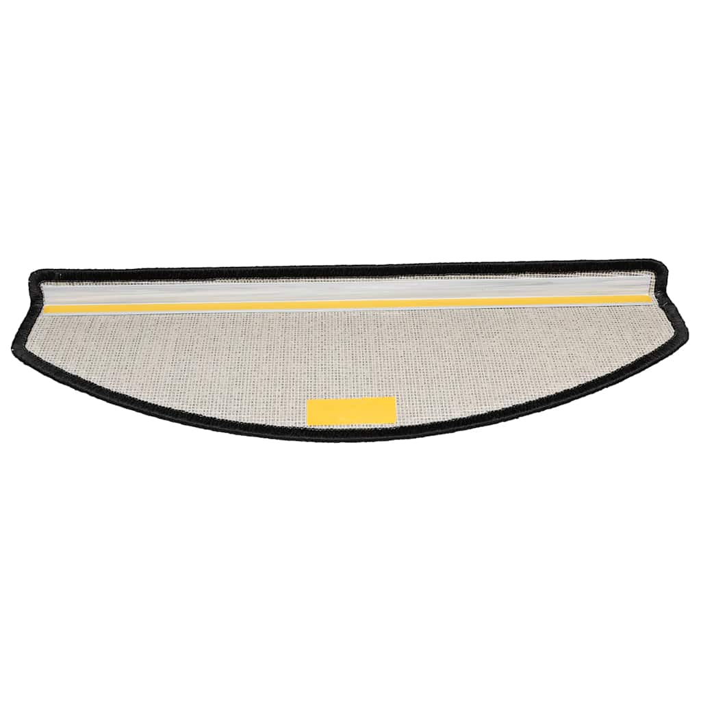 Stair Mats 30 pcs 65x24x4 cm Anthracite Half Round Large