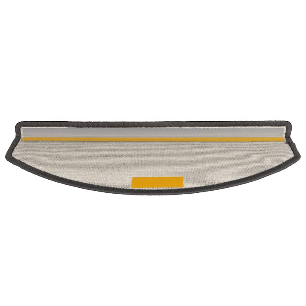 Stair Mats 30 pcs 65x24x4 cm Dark Grey Half Round Large