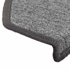 Stair Mats 30 pcs 65x24x4 cm Dark Grey Half Round Large
