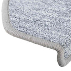 Stair Mats 30 pcs 65x24x4 cm Light Grey Half Round Large