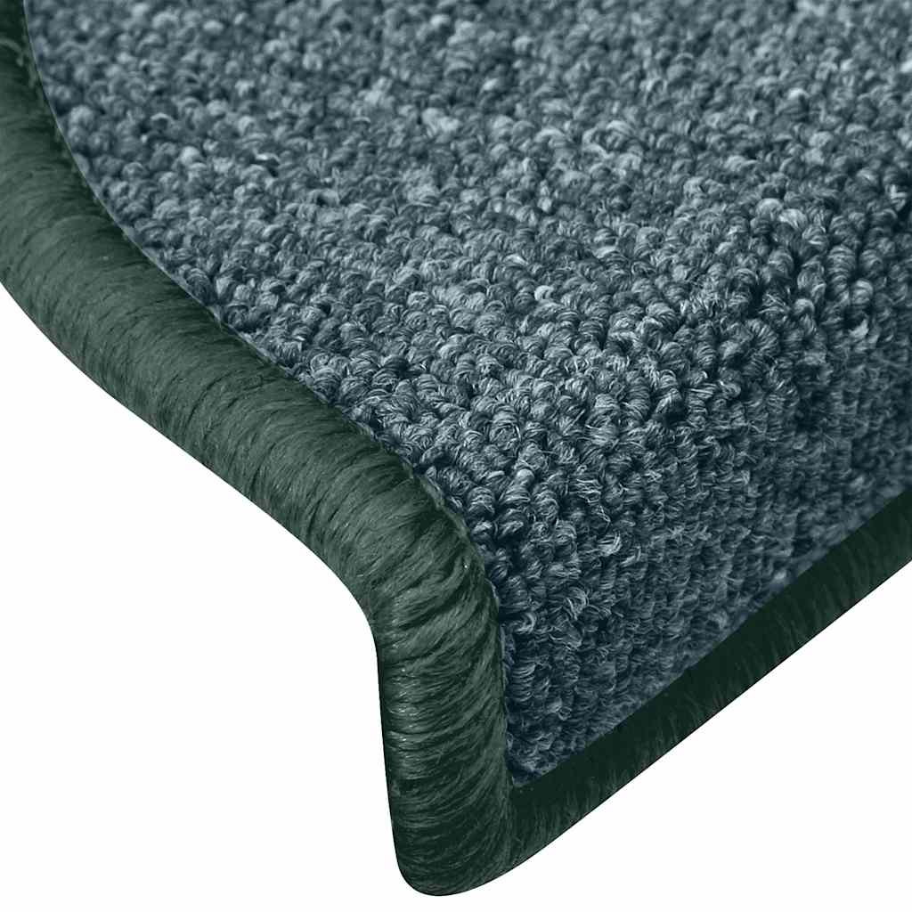 Stair Mats 30 pcs 65x24x4 cm Dark Green Half Round Large