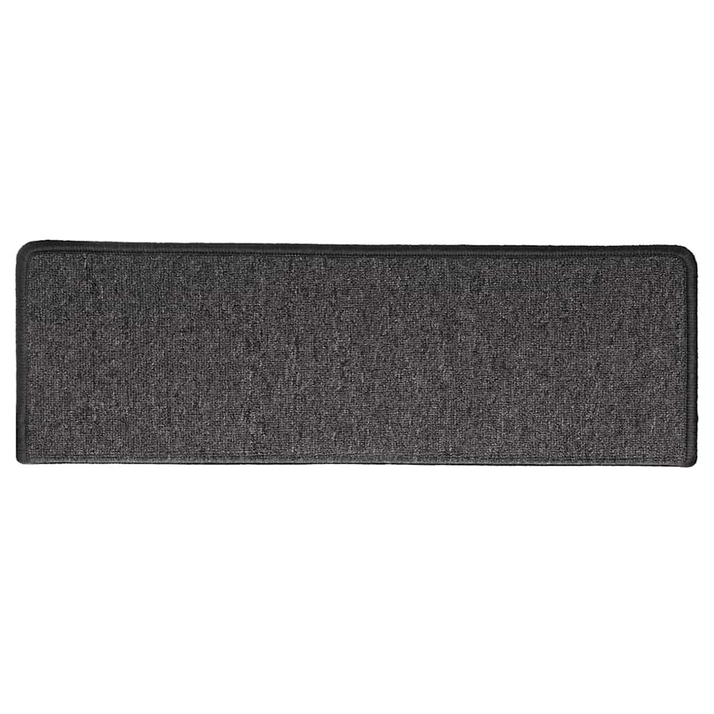 Stair Mats 30 pcs 65x21x4 cm Anthracite Rectangular Edge