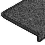 Stair Mats 30 pcs 65x21x4 cm Anthracite Rectangular Edge