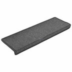 Stair Mats 30 pcs 65x21x4 cm Dark Grey Rectangular Edge